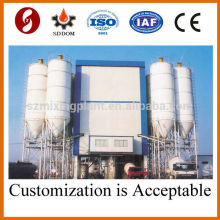 Pequeño inversor HZS90 Ready mix cemento planta de dosificación para la venta
